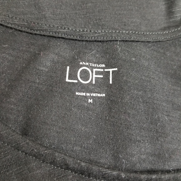 Ann Taylor LOFT Black Tank Top - Picture 3 of 4